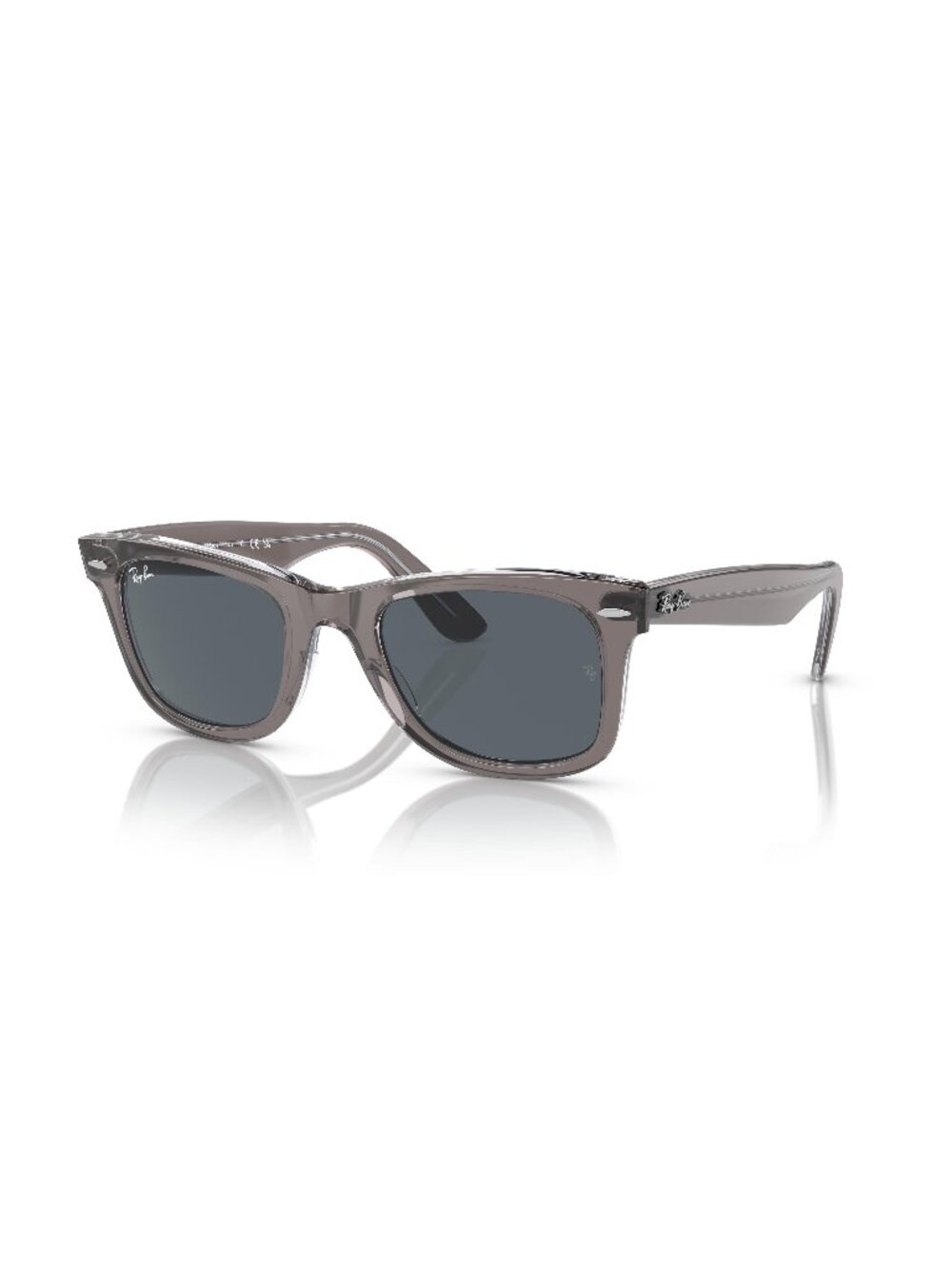 New Ray-Ban Unisex Sunglasses Grey Square Blue Lens Acetate Frame Ray Ban RB2140